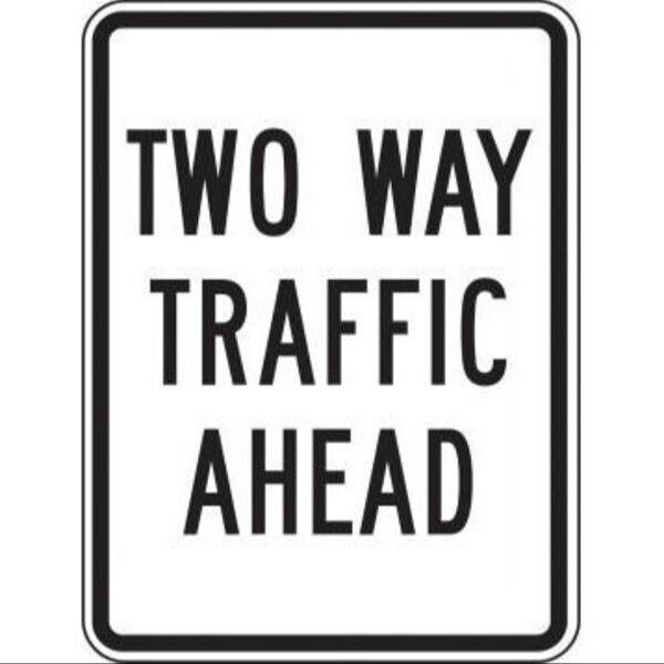 Accuform FACILITY TRAFFIC SIGN THRU TRUCK FRR234DP FRR234DP - main